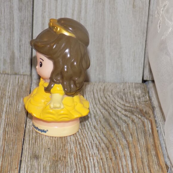 Fisher Price Little People Figure Princess Belle  2014 Mattel  TOY CAKE TOPPER * - Picture 2 of 6